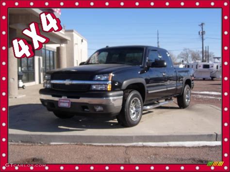 2005 Black Chevrolet Silverado 1500 Z71 Extended Cab 4x4 75021336