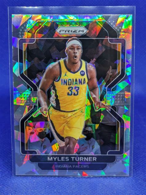 Panini Prizm Nba Myles Turner Pacers Silver Cracked Ice Ebay