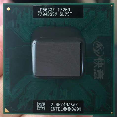 Intel CPU Laptop Core 2 Duo T7200 CPU 4M Socket 479 Cache 2 0GHz 667