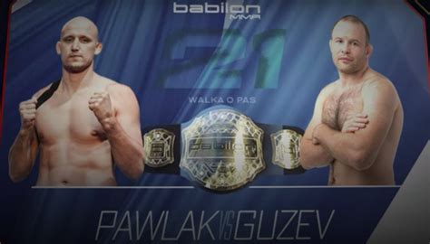 Babilon Mma Ju W Kwietniu Pawe Pawlak Wyst Pi W Walce Wieczoru