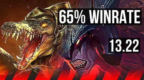 RENEKTON Vs AATROX TOP 65 Winrate 11 2 4 Legendary EUW