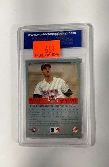 Classic Best Derek Jeter Promo Baseball Card Pr Graded Gem