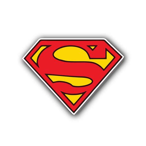 Superman Full Color Vinyl Sticker Custom Size Biggest Decal Shop