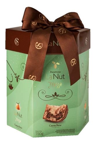 Panetone Lanut Mezzo Cacau Show Premium 750g Presente Natal