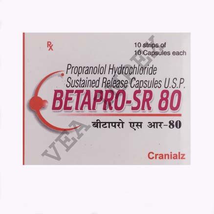 Betapro Sr Mg Capsule Propranolol Hydrochloride Sustained Release