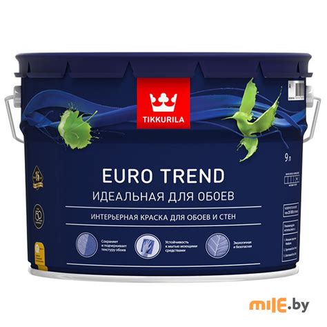 Краска интерьерная Tikkurila Euro Trend A 9 л купить в Минске
