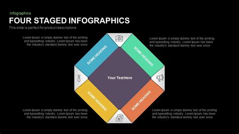 4 Staged Infographics Template For Powerpoint And Keynote