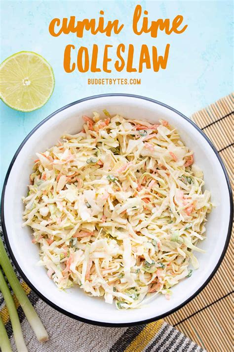 Cumin Lime Coleslaw Budget Bytes