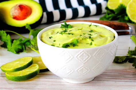 Avocado Crema Easy 5 Minute Recipe The Anthony Kitchen