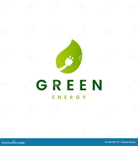 Green Leaf Energy Logo Stock Illustration Illustration Of Clean