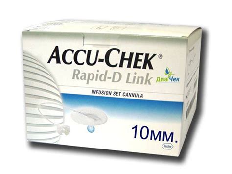 Accu Chek Rapid D Link Cannula 10 25 шт Набор инфузионный Акку Чек