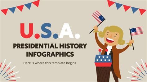 Usa Presidential History Infographics Google Slides Ppt