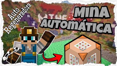 Como Hacer Una Mina Automatica En Minecraft Bedrock 😱⛏️ Youtube