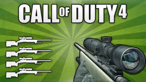 COD4 Quad Feed With Every Gun YouTube