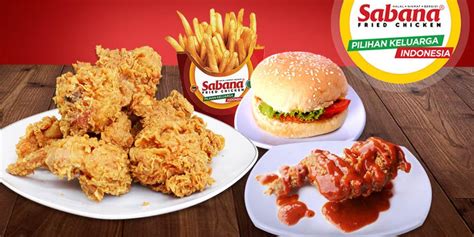 Daftar Harga Menu Delivery Sabana Fried Chicken Simpang Pomad Jakarta