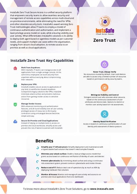 Introduction To Instasafe Zero Trust Pdf