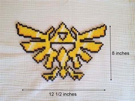 Triforce Hama Beads Perler Bead Art Perler Bead Patterns Beading