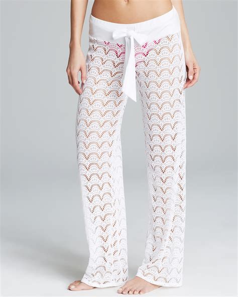 Ache Villa Sara River Crochet Swim Cover Up Pants Bloomingdales