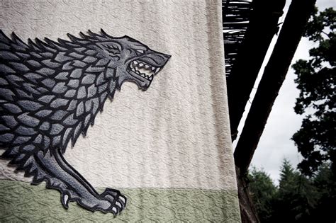 Stark Banner Game Of Thrones Direwolves Photo 30559287 Fanpop