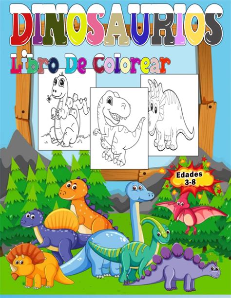 Buy Libro De Colorear Dinosaurios Dinosaurios Para Ni Os Y Adultos