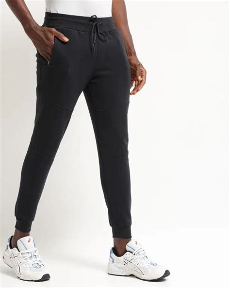 Buy Slim Fit Joggers with Zipped Pockets Online at Best Prices in India ...