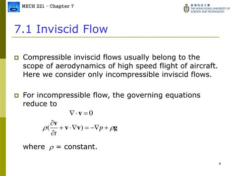 Ppt Mech Fluid Mechanics Fall Chapter Inviscid Flows