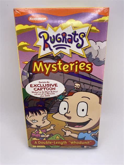 Vhs Brand New Sealed Rugrats Mysteries 2003 Nickelodean Nick Double Length Vhs 97368754539 Ebay