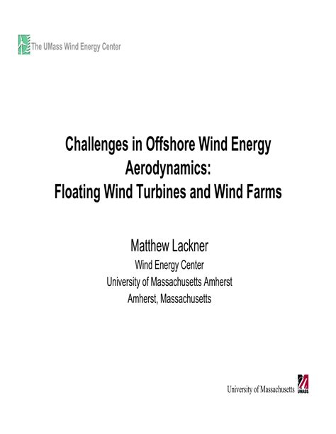 Challenges in Offshore Wind Energy Aerodynamics: Floating Wind Turbines ...