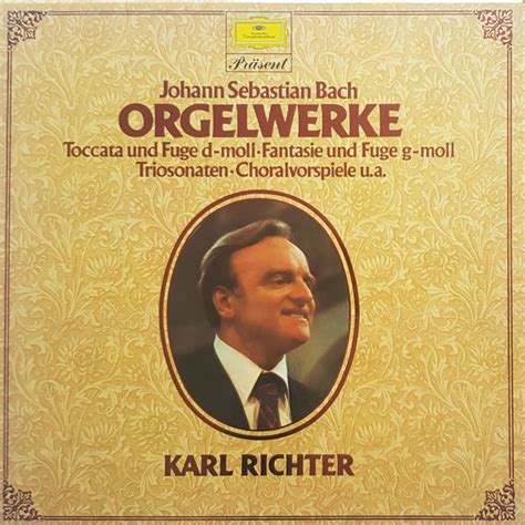 Johann Sebastian Bach Karl Richter Orgelwerke White Labels