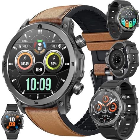 Montre Connect E Homme Avec Appels Bluetooth Et Sms Amoled