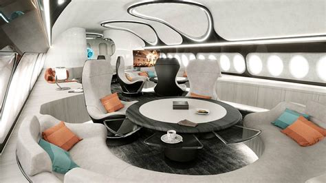 The Stunning Private Jet Cabin By Airbus That Features A Master Bedroom