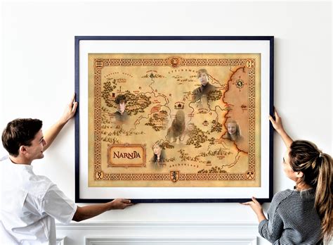Narnia Narnia Map Narnia Poster Narnia Art Narnia Print Map Of