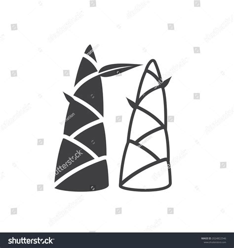 Illustration Of Bamboo Shoots Bamboo Shoots Royalty Free Stock Vector 2024822546