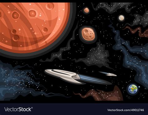 Space chart Royalty Free Vector Image - VectorStock