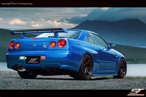 Nissan Skyline R34 Gtt Gtr Z Tune N1 Wide Body Kit 14 Teilig Jv