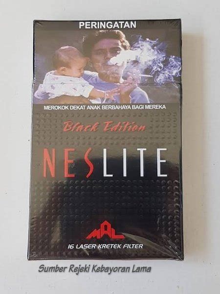 Jual Rokok Neslite Black 16 Batang 1 Slop Isi 10 Bungkus Di Lapak