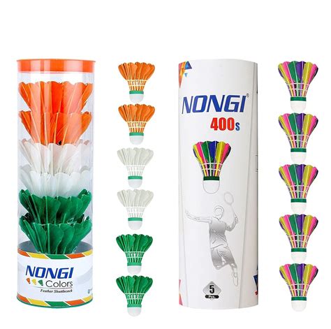 Buy Nongi Combo Shuttle Pack Of Shuttlecocks Colors Colored