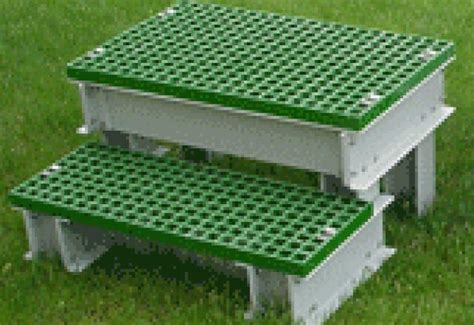 Composite Step Platforms Ultra Fiberglass Systems