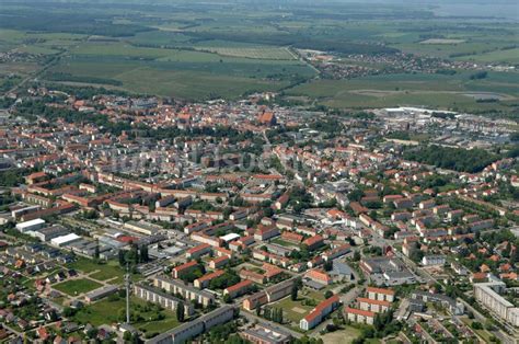 Greifswald Aus Der Vogelperspektive Stadtansicht Von Greifswald