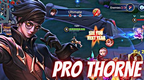 AoV THORNE PRO GAMEPLAY ARENA OF VALOR YouTube