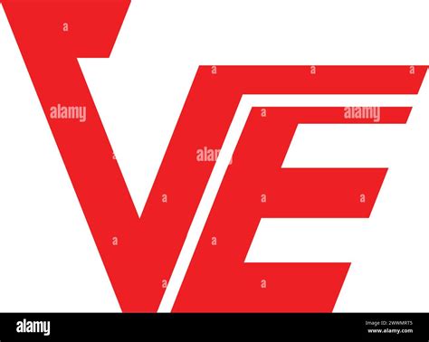 Ve Letter Logo Vector Illustration Design Stock Vector Image Art Alamy