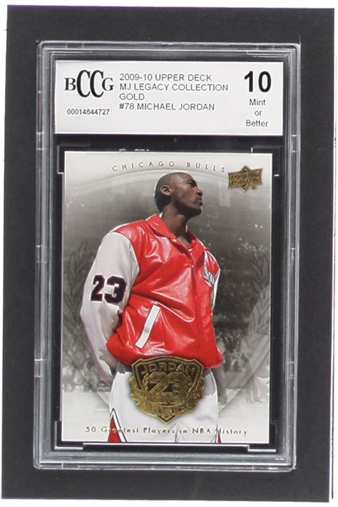 Michael Jordan 2009 10 Upper Deck Michael Jordan Legacy Collection Gold