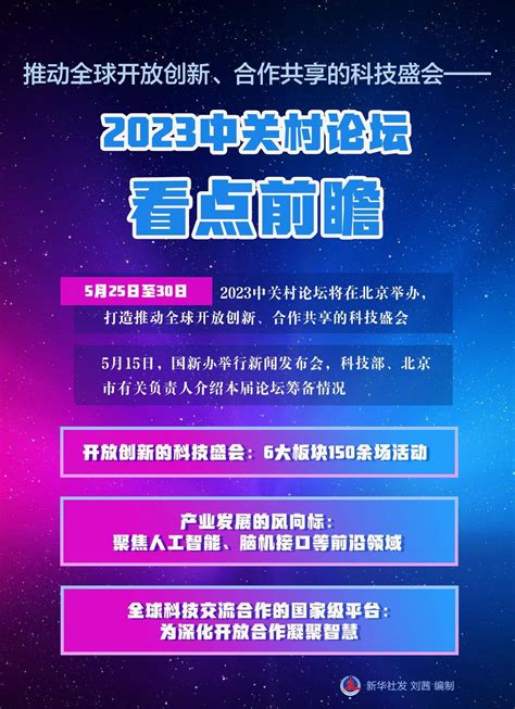 （图表） 新华视点 推动全球开放创新、合作共享的科技盛会——2023中关村论坛看点前瞻北京