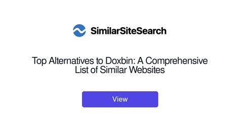 Top Alternatives To Doxbin A Comprehensive List Of Similar Websi