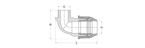 Male Elbow Pp Compression Fitting Pn Irriplast Irrigation Systems