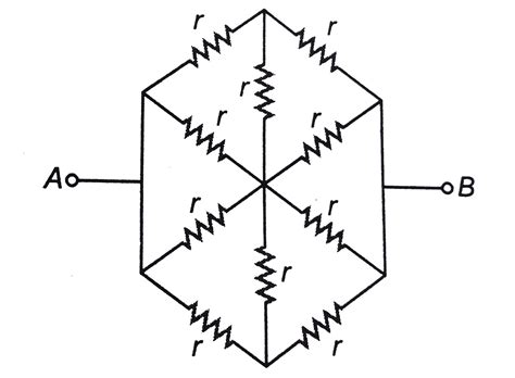 Compute The Equivalent Resistance Of The Network In The Figure I