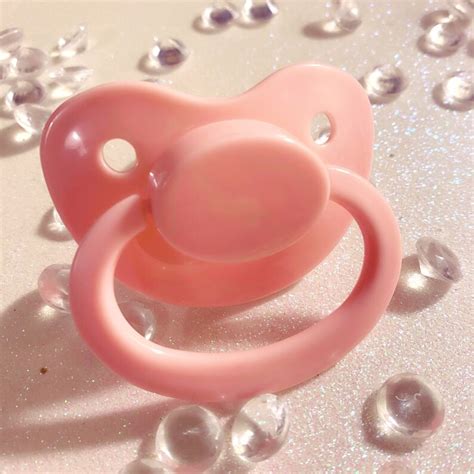 Baby Pink Adult Pacifier Etsy