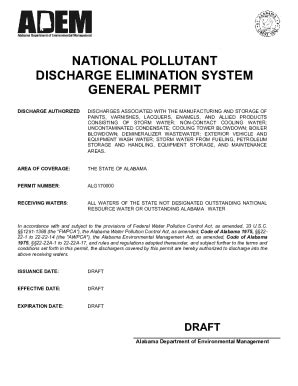 Fillable Online Multi Sector General Permit For Storm Water Discharges