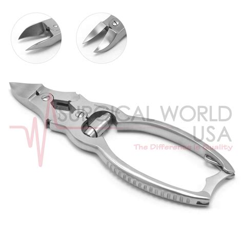 Mycotic Double Action Nail Nipper 6 Cutters Concave Jaws Podiatry