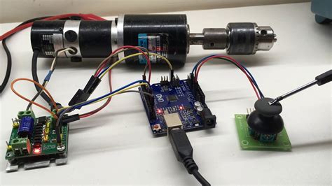 Arduino Brushed Dc Servo Motor Position Control Using Joystick Youtube